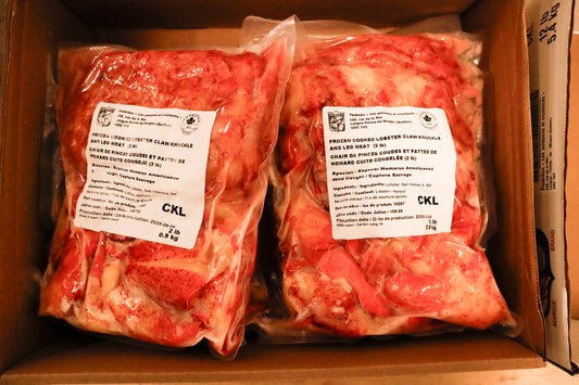 Lobster Meat, CKL, Frozen, Canada, NW, 12 lb, 6 x 2 lb