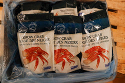 Crab (Snow), 4 oz/up, Clusters, Frozen, Canada, NW, 12 x 1lb