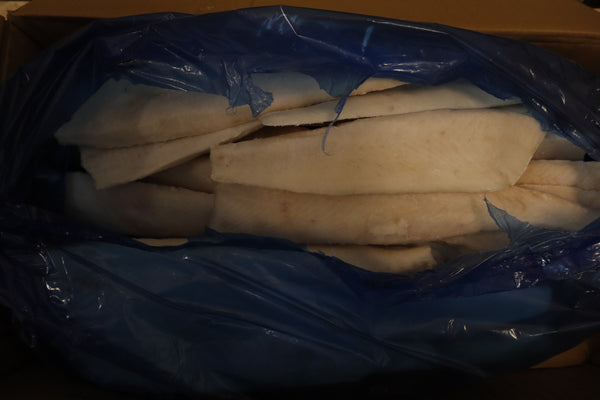 Halibut (Pacific), 8-16oz, Fletches, Frozen, IQF, Ocean Harvest, NW, 25lb