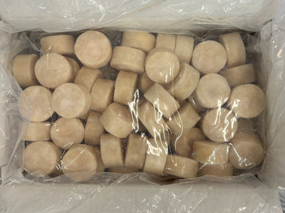 Scallops, U12, Medallion, Frozen, China, IQF, NW, 10lb, 2x5lb