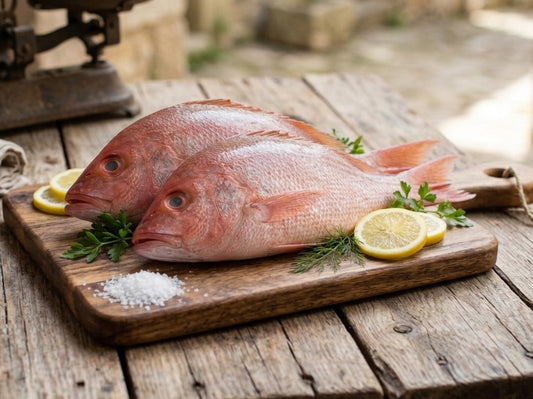 Snapper (Red), 1/2-3/4 lb, WGGS, Frozen, Brazil, Prime, NW, 10 lb