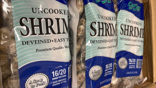 Shrimp (Black Tiger), 16-20, EZP, Frozen,  NW, 20 lb, 10 x 2 lb