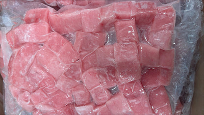 Poke Cubes (Yellowfin Tuna), Frozen, IQF,  NW, 10 lb