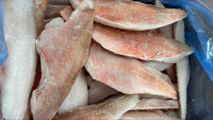 Perch (Ocean), 4-6 oz, Skin On, Boneless, Frozen, NW, 10 lb