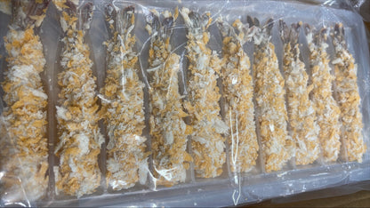 Shrimp, (White), 21-25, Torpedo Breaded, Raw, Frozen, NW, 4 kg, 20 x 200 g
