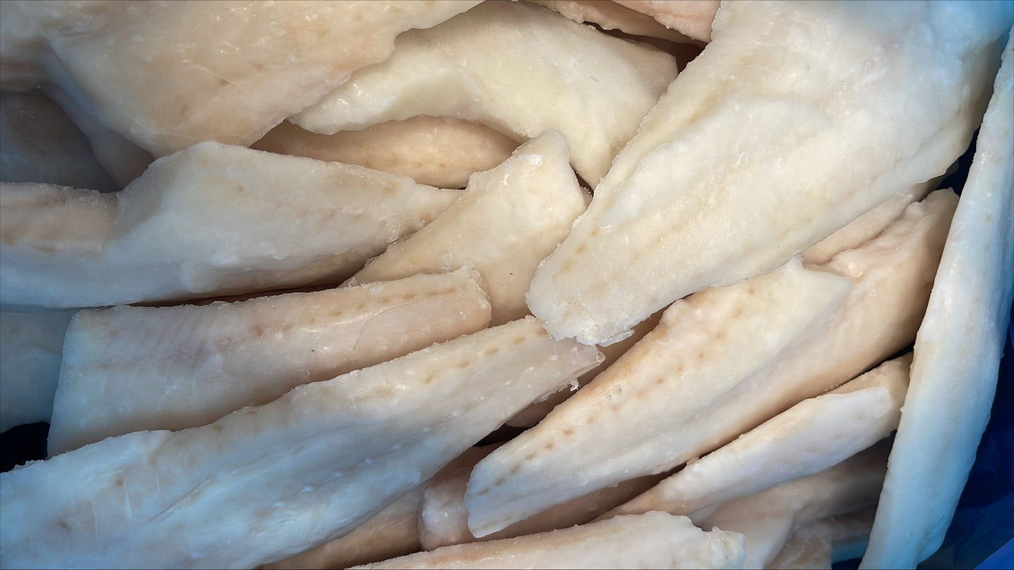 Haddock, 4 oz, Fillets, Skinless, Boneless, J-Cut, Frozen, NW, 10 lb (Copy)