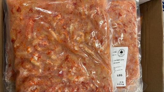 Lobster Meat, Leg, Cooked, Frozen, NW, 12lb, 6 x 2lb