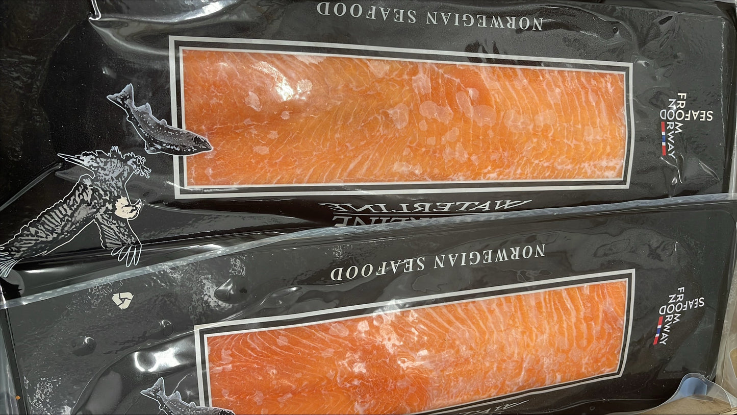 Salmon (Steelhead), Smoked, Frozen, IVP, Norway, NW, 10 kg, 10 x 1 kg
