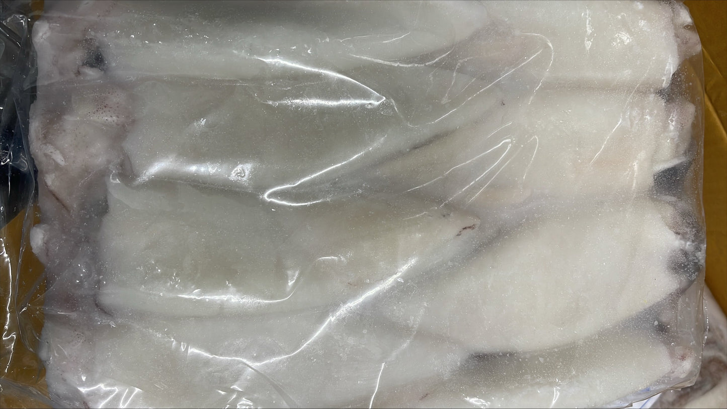 Squid, (Loligo For.), U10, Whole, Cleaned, Frozen, NW, 12 kg, 6 x 2 kg