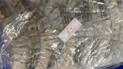 Shrimp (Black Tiger), 4-6, HLSO, Frozen, Vietnam, NW, 24lb, 6 x 4lb