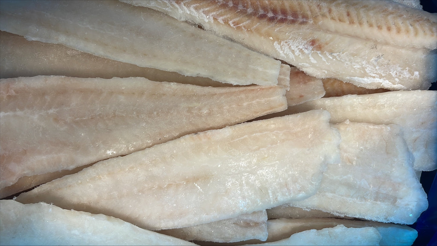 Goberge, 2-4 oz, filets, sans peau, désossé, congelé, NW, 10 lb