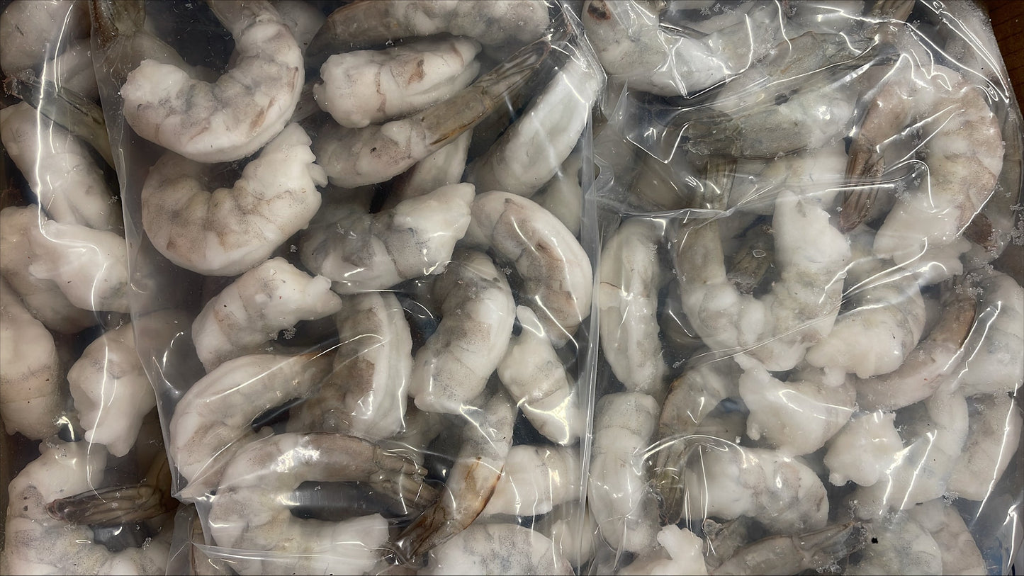 Crevettes, (blanches), 16-20, PDTO, congelées, NW, 10 lb, 5 x 2 lb