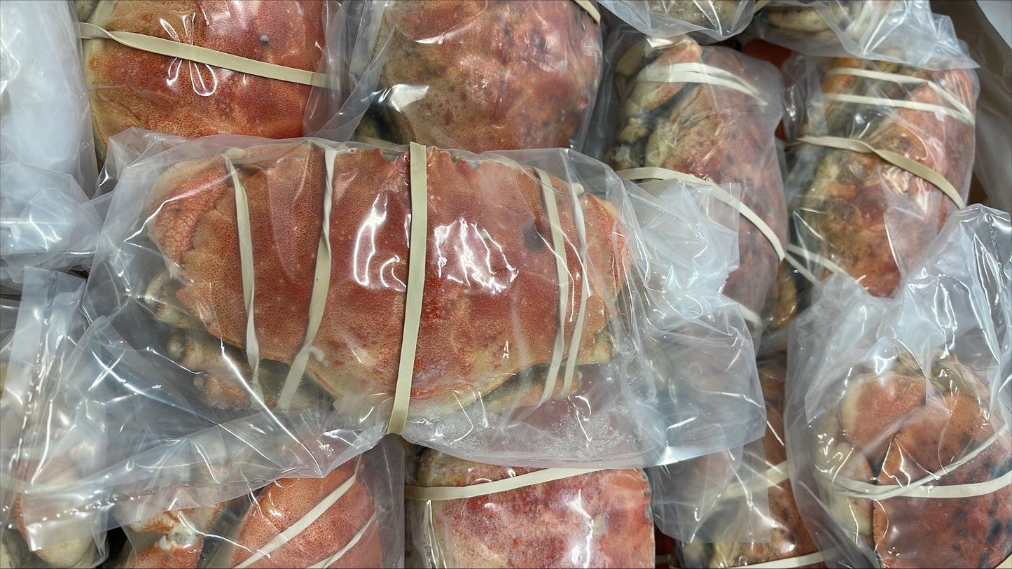 Crab (Jonah), Whole, Cooked, 1.3lb/up, Frozen, IWP, NW, 1X30lb