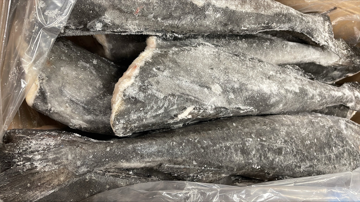 Cod (Black), #1, 5-7 lb, Headless, Gutted, LL - J/Cut, Frozen, NW, 50 lb, USA