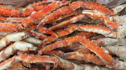 Crab (King), Cooked, 20/up, Single Legs/Claws, Norway, Frozen, IQF, NW 4.5kg( 10lb)