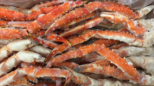 Crab (King), Cooked, 20/up, Single Legs/Claws, Norway, Frozen, IQF, NW 4.5kg( 10lb)
