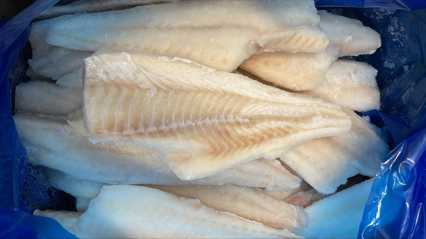 Haddock (Chemfree), 6oz, Fillets, Skinless, Boneless, J-Cut, Frozen, IQF, China, Ocean Harvest, NW, 10 lb