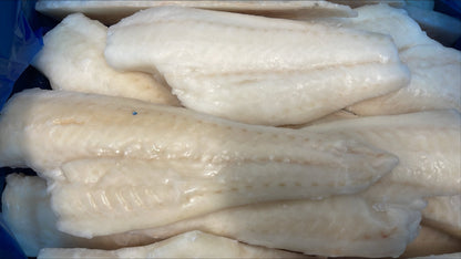 Haddock (Chemfree),7oz, Fillets, Skinless, Boneless, J-Cut, Frozen, IQF, China, NW, 10 lb