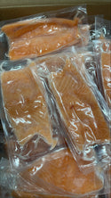 Salmon(Atlantic),6oz, Portions, Skinless, Boneless, Frozen, IVP,Norway, NW,10 lb