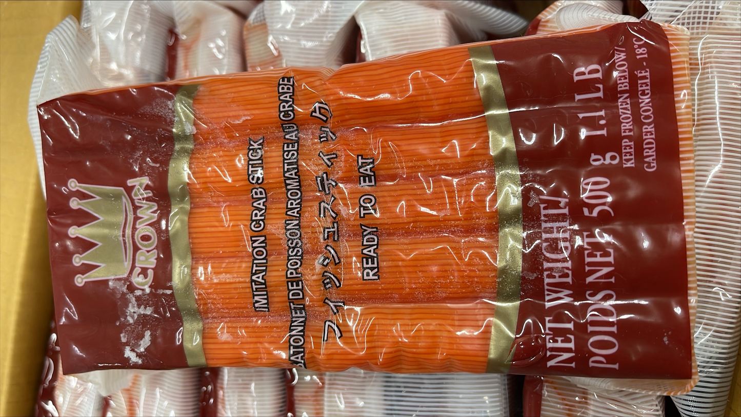 Crabstick, Standard, Frozen, NW, 10 kg, 20 x 500 g