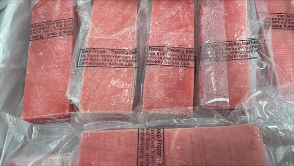 Tuna (Yellowfin), 8oz, Saku, TS,  Frozen, NW, 10 lb