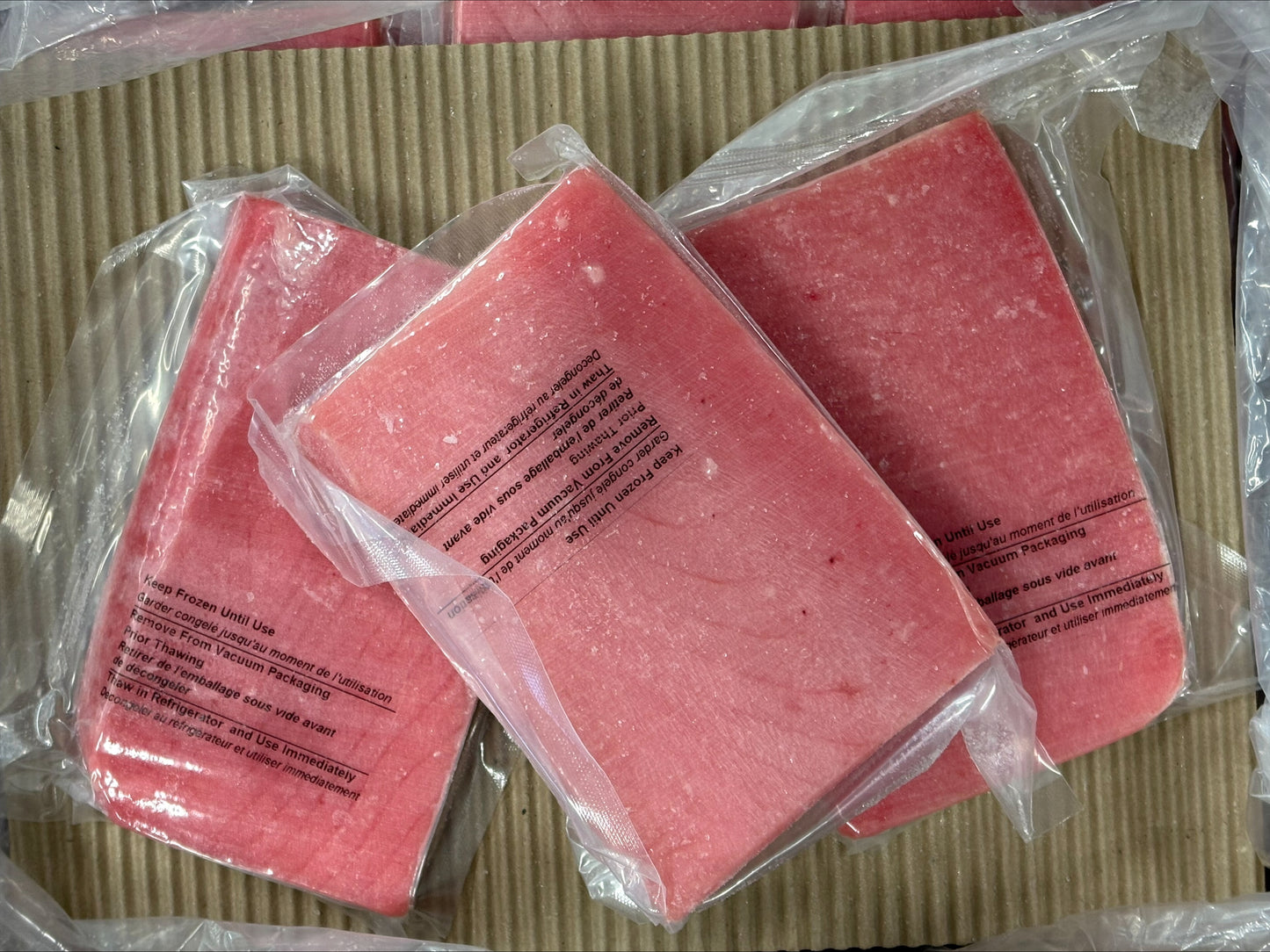 Tuna (Yellowfin), 3-5 lb, Loins, Frozen, Fisherman Grill, Vietnam, IVP, NW, 1x15 lb