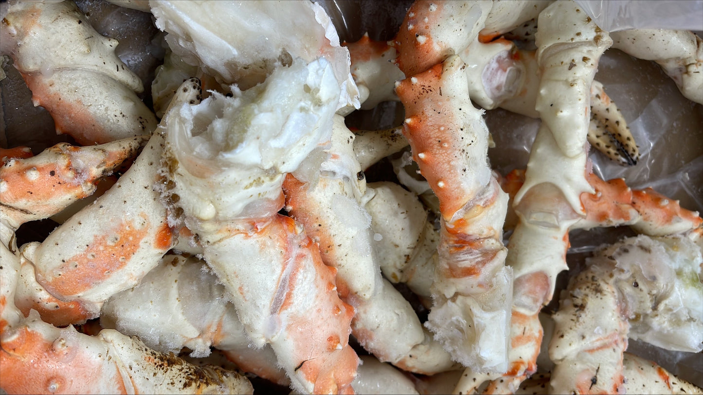 Crab (King), Red, Cooked, Feeder Claws Arms, IQF, Frozen, IQF,NW,10lb