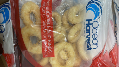 Squid, (Gigas), Rings, Breaded, Frozen, NW, 20 lb, 20 x 1 lb