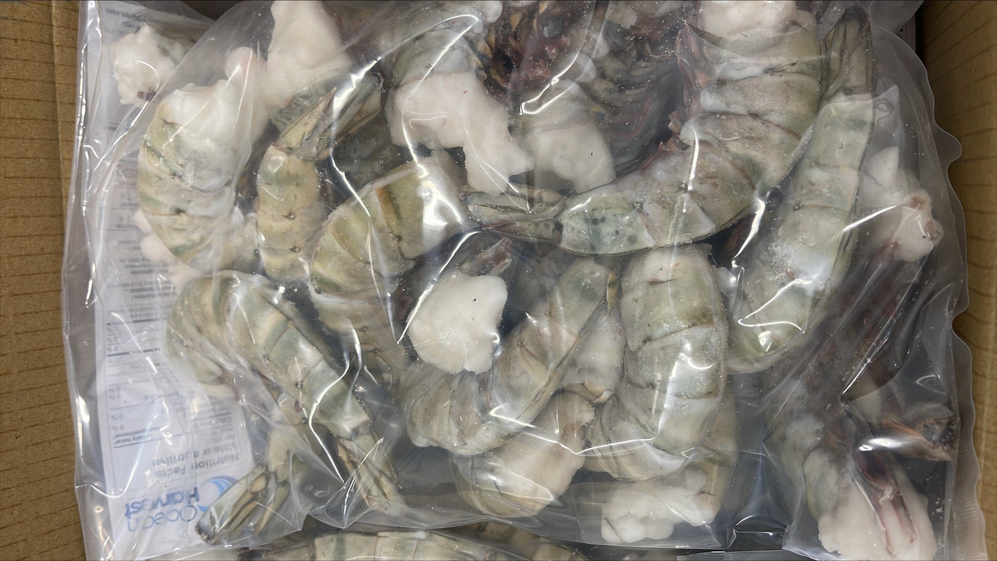 Shrimp, (Black Tiger), 4-6, EZP, Frozen, NW, 10 lb , 5 x 2 lb