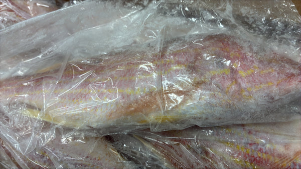 Snapper (Lane), 1/2-3/4 lb, WGGS, Frozen, Brazil,  NW, 10lb