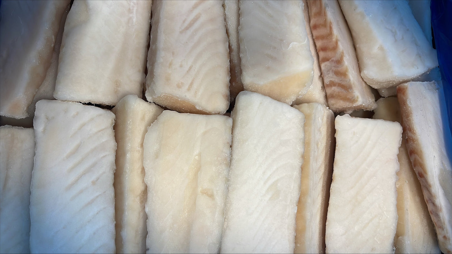 Haddock, 4 oz, Loins, Skinless, Boneless, J-Cut, Frozen, IQF, China, Ocean Harvest, NW, 10 lb