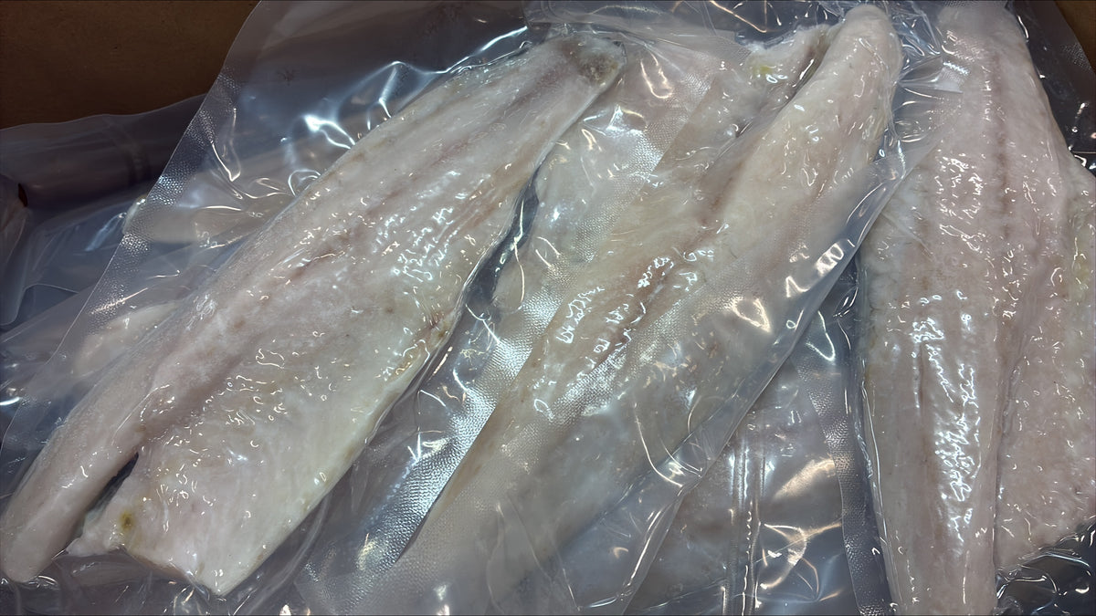 Sea Bass (European), Fillet, 6-8 oz, skin on, Boneless, Frozen, IVP, NW 1 x 5kg (11.023lb)