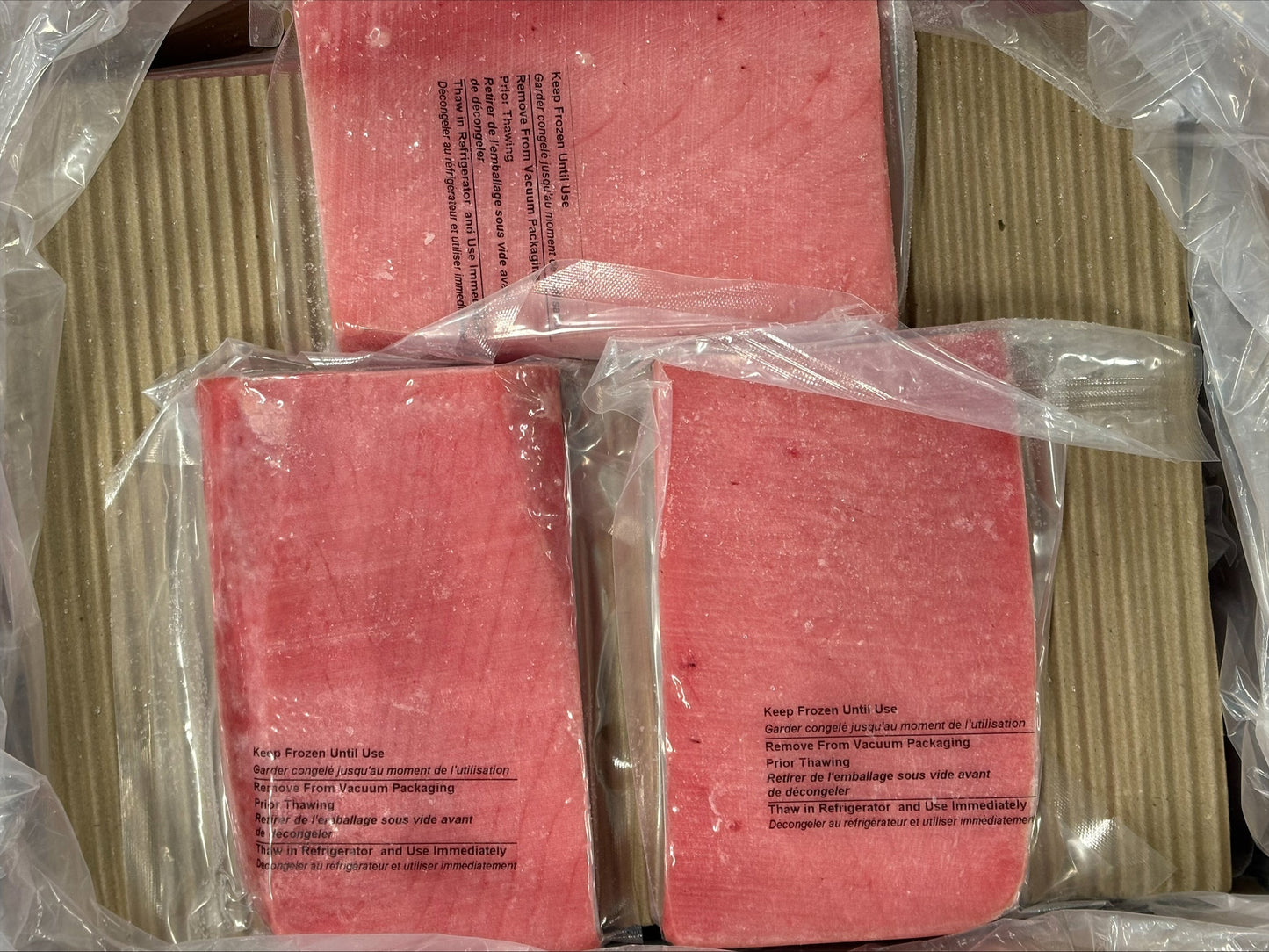 Tuna (Yellowfin), 3-5 lb, Loins, Frozen, Fisherman Grill, Vietnam, IVP, NW, 1x15 lb