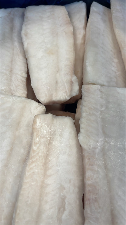 Haddock(Chemfree) 6oz, Loins, Skinless, Boneless, Frozen, IQF, China, Ocean Harvest, NW, 10lb