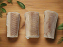 Haddock, 4 oz, Loins, Skinless, Boneless, J-Cut, Frozen, NW, 10 lb