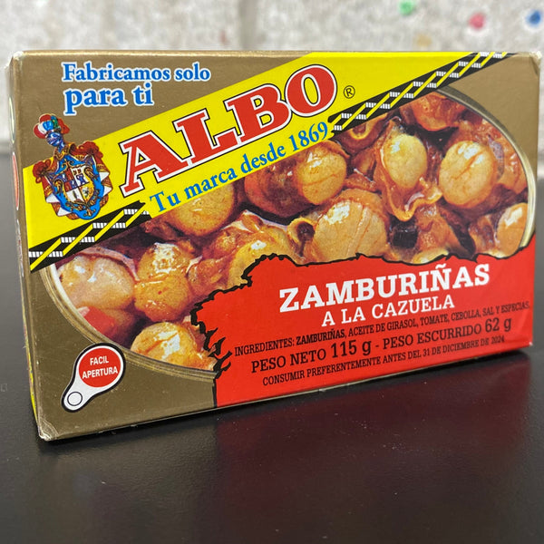 Scallops, (Queen), in Sauce, Canned, NW, 2.76 kg , 24 x 115 g