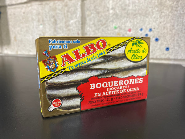 Anchovy, in Olive Oil, Canned, NW, 2.88 kg , 24 x 120 g