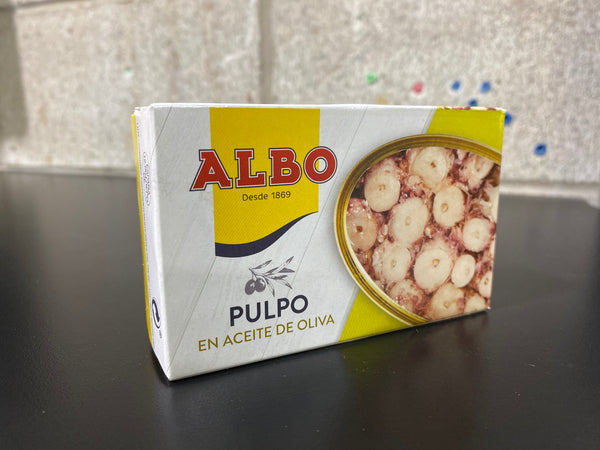 Octopus, In Olive Oil, Canned, NW, 2.78 kg, 24 x 116 g