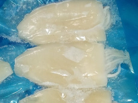 Squid, (Loligo Gahi), Patagonia, 4.5-6, Tubes & Tentacles, Frozen, NW, 15 lb, 6 x 2.5 lb